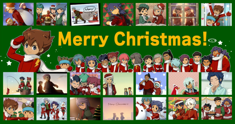 inazuma, Eleven, Go, Christmas HD Wallpaper Desktop Background