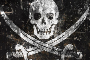 skulls, Black, Pirates