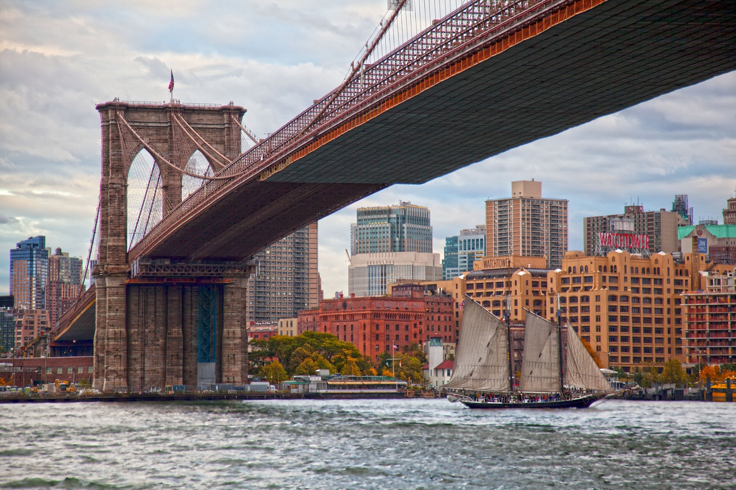 bridges, Usa, New, York, City, Manhattan, Brooklyn, Bridge, East, River, Cities Wallpaper