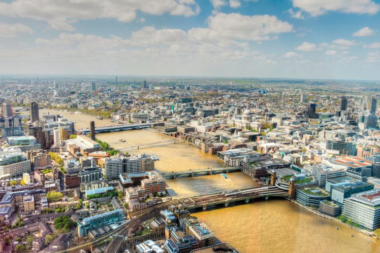 england, Rivers, Bridges, Houses, London, Temsa, Cities HD Wallpaper Desktop Background
