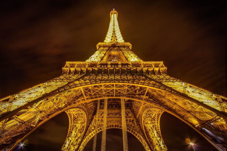 france, Eiffel, Tower, Paris, Night, Cities HD Wallpaper Desktop Background