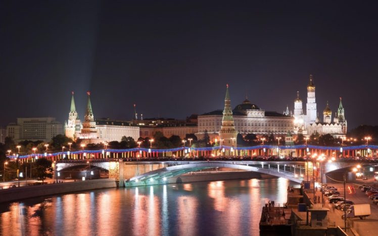 moscow, Kremlin, Light, City, Night, Architecture HD Wallpaper Desktop Background