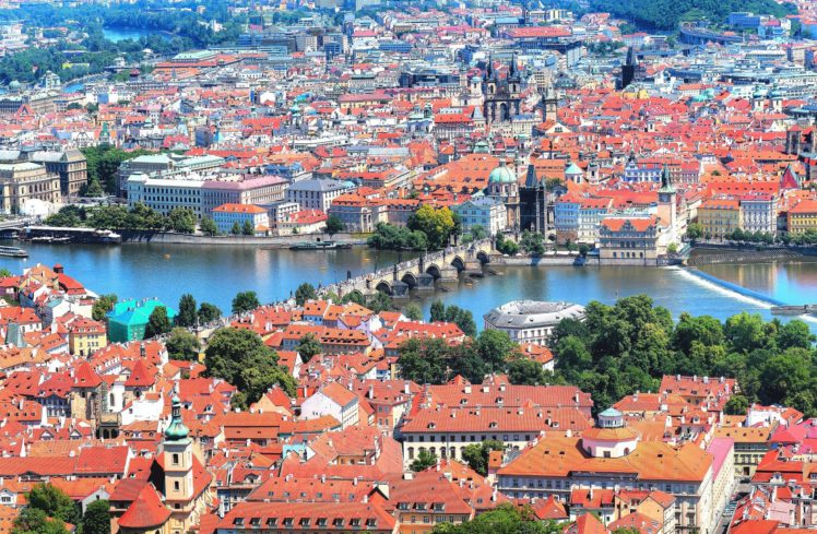 prague, Czech, Republic, Bridges, Rivers, Charles, Bridge, Vltava, Cities HD Wallpaper Desktop Background