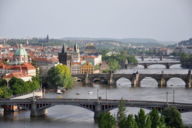 prague, Czech, Republic, Rivers, Bridges, Cities HD Wallpaper Desktop Background