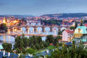 prague, Czech, Republic, Houses, Rivers, Bridges, Cities