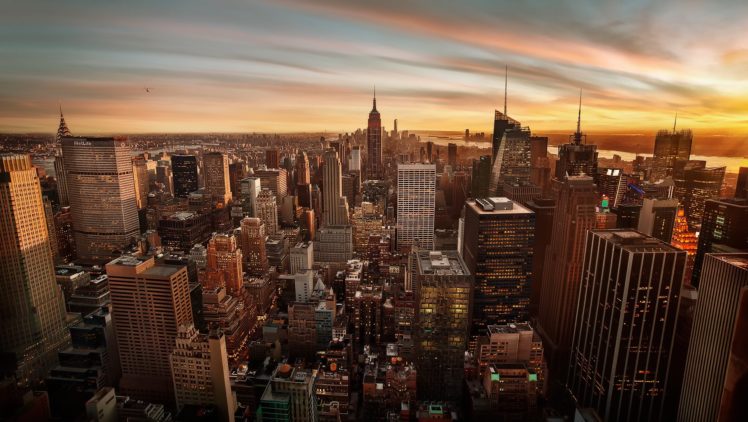 usa, Skyscrapers, Houses, Manhattan, New, York, City, Megapolis, Cities HD Wallpaper Desktop Background