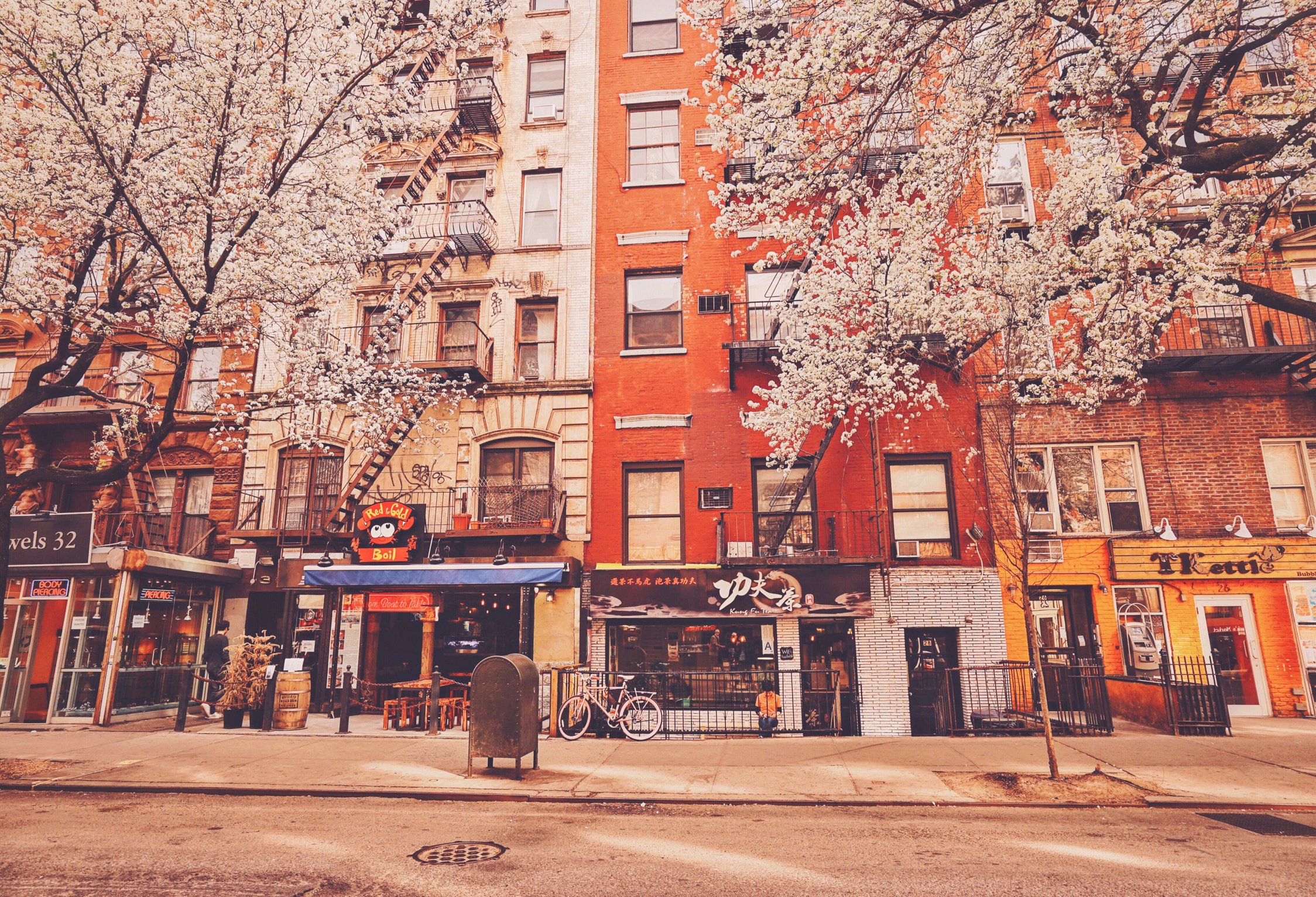 usa, Houses, New, York, City, Street, Cities Wallpaper