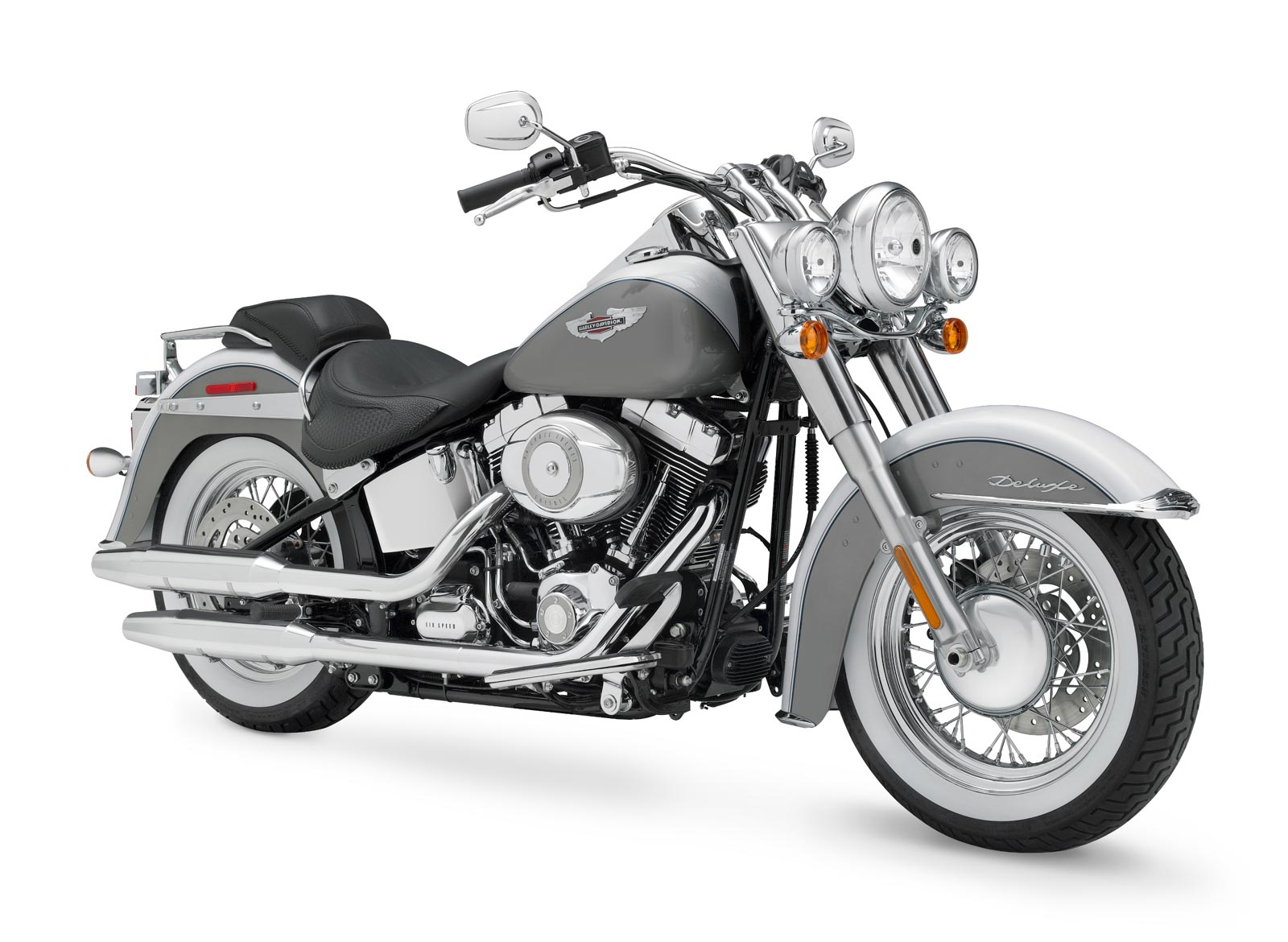 2008, Harley, Davidson, Flstn, Softail, Deluxe Wallpaper