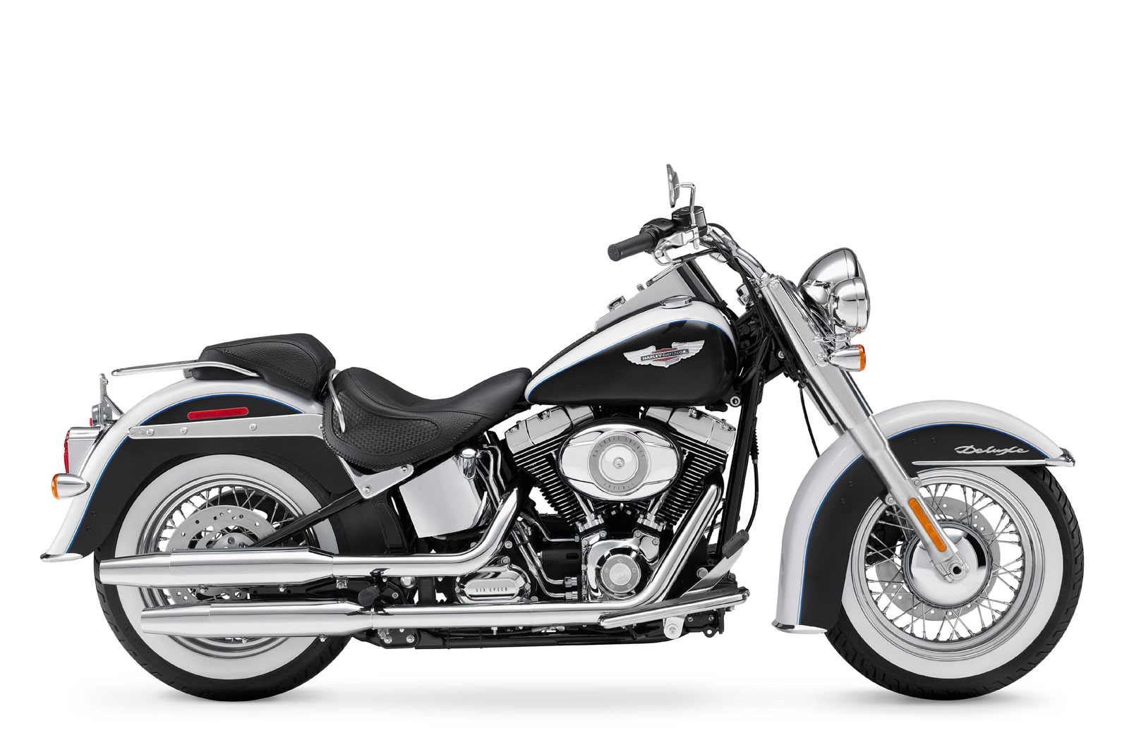 2009, Harley, Davidson, Flstn, Softail, Deluxe Wallpaper