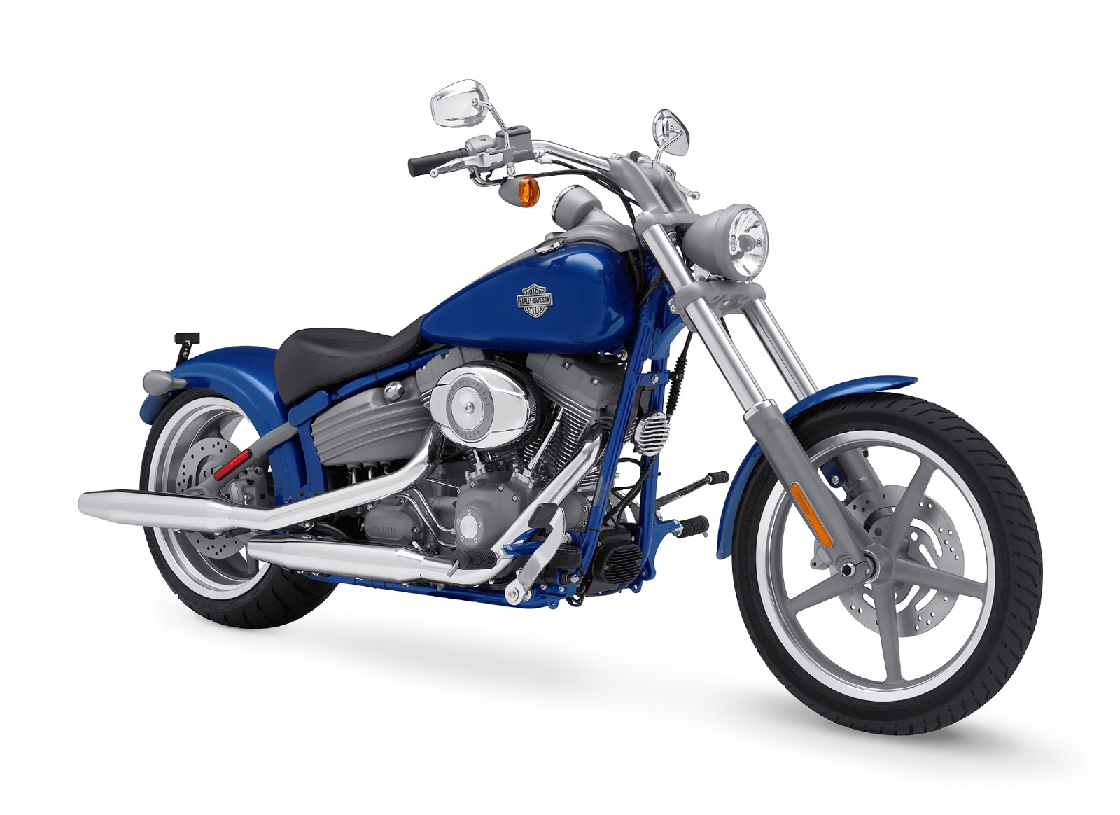 2009, Harley, Davidson, Fxcw, Softail, Rocker Wallpaper