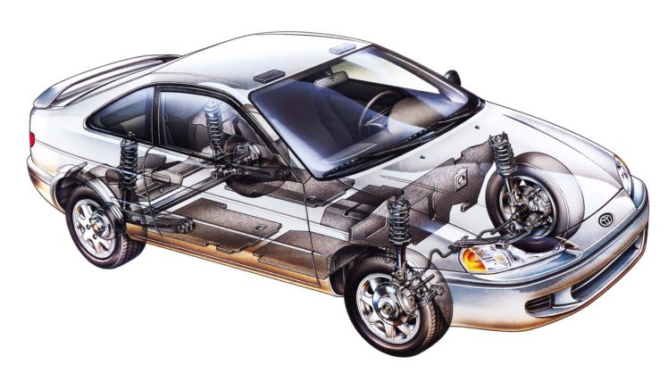 1996, Toyota, Paseo, Cars, Coupe, Cutaway HD Wallpaper Desktop Background