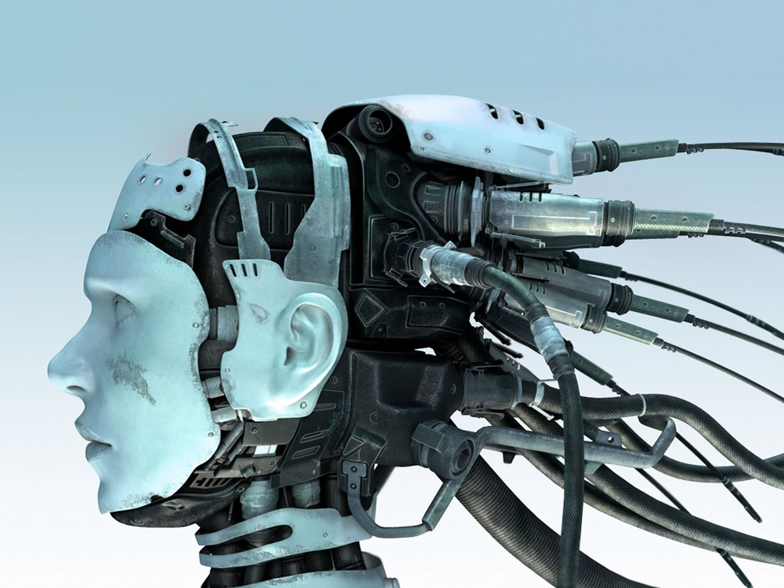 cyborg, Robot, Sci fi, Futuristic, Technics Wallpaper