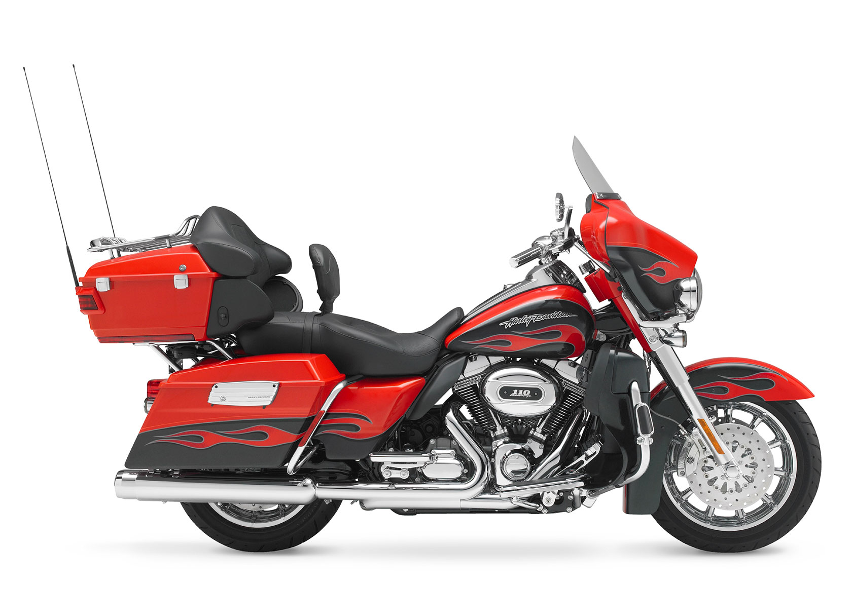 2010, Harley, Davidson, Cvo, Ultra, Classic, Electric, Glide, Flhtcuse5 Wallpaper