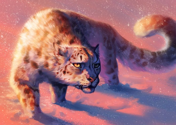 fantasy, Painting, Animal, Digital, Lion HD Wallpaper Desktop Background