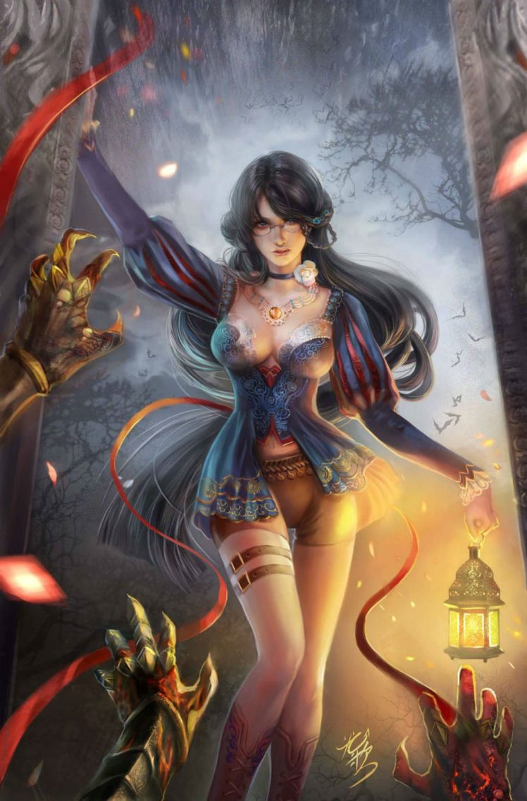 grimm, Fairy, Tales, Zenescope, Wizard, Fantasy, Warrior, Comics, Artwork, Art HD Wallpaper Desktop Background