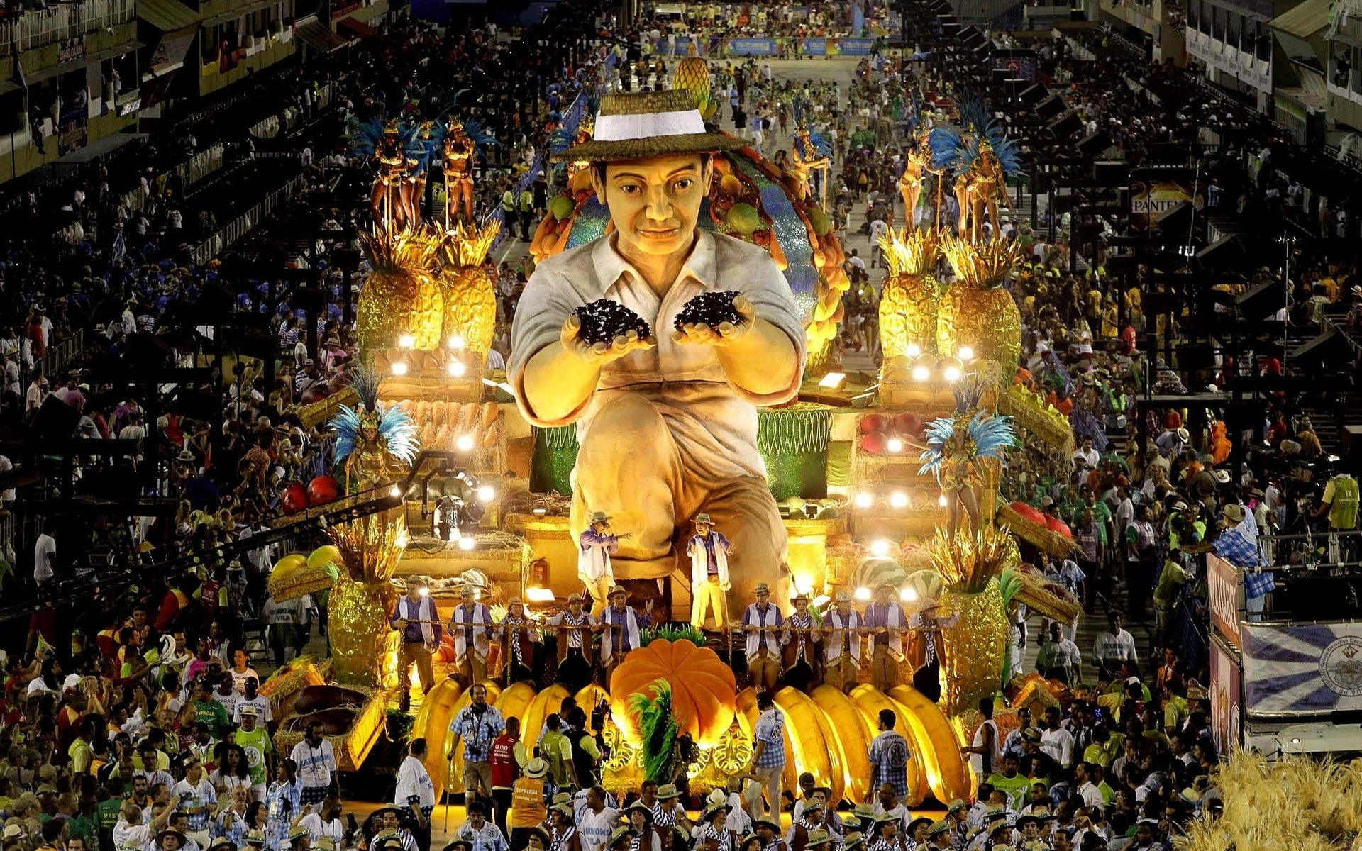 2013, Carnival, In, Rio, De, Janeiro, Crowd, People, Festival Wallpaper