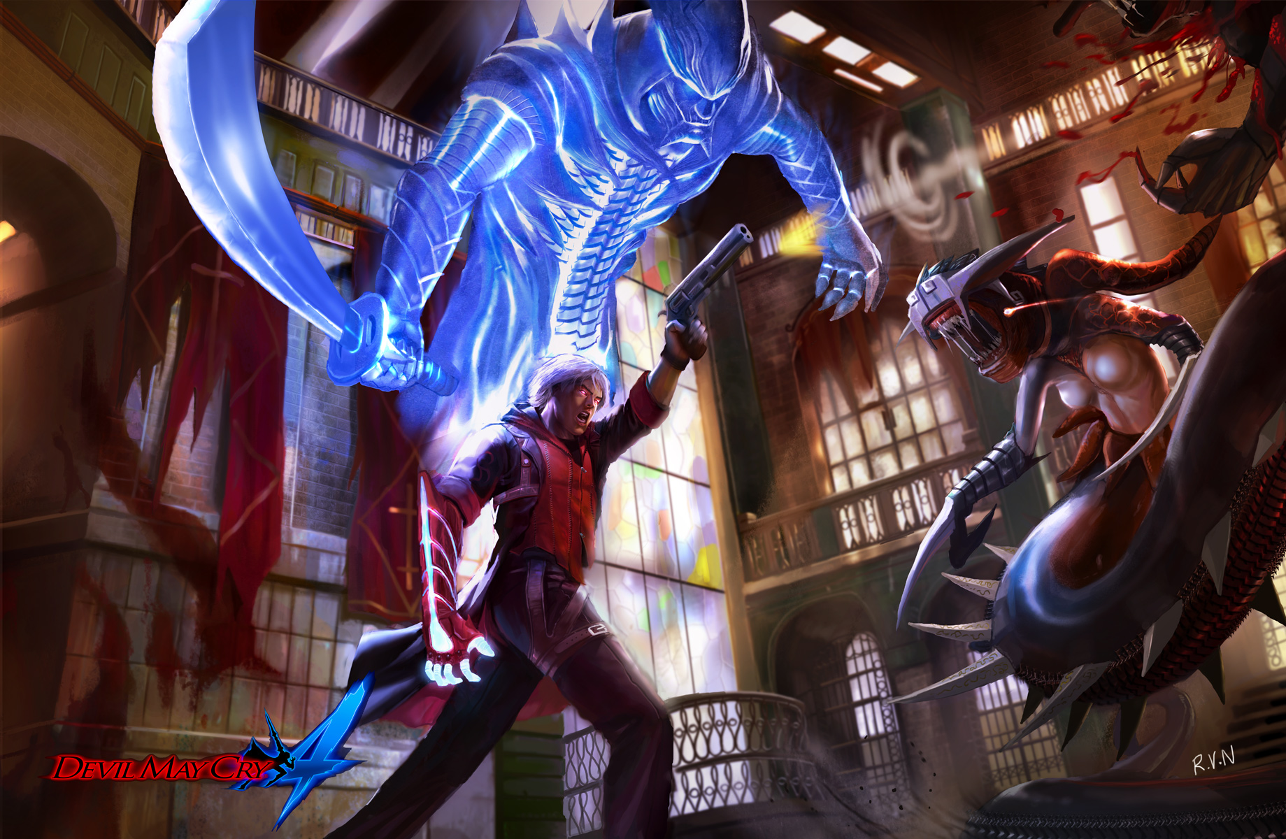 devil, May, Cry, Dmc Wallpaper