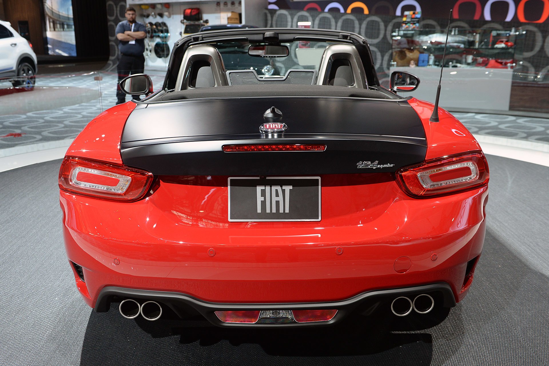 new, York, Auto, Shows, 2016, Cars, Fiat, 124, Spider, Elaborazione, Abarth Wallpaper