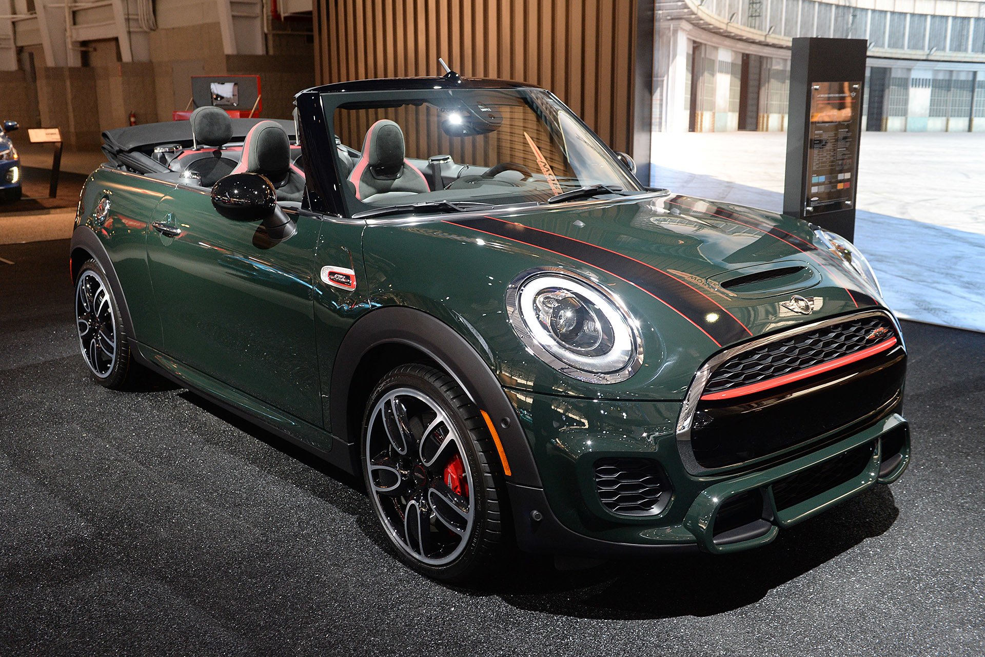 new, York, Auto, Shows, 2016, Cars, Mini, John, Cooper, Works, Convertible Wallpaper