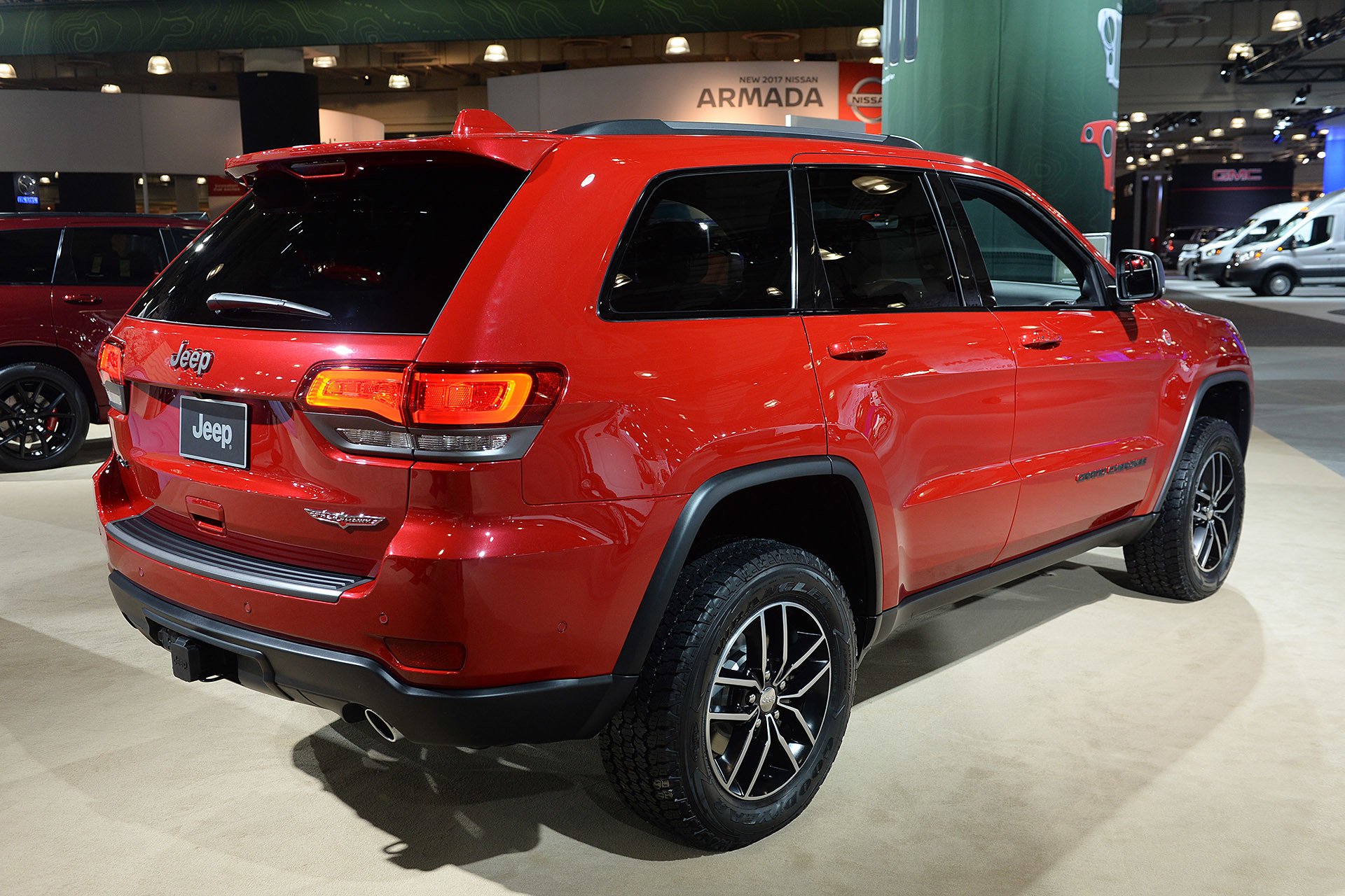 new, York, Auto, Shows, 2016, Jeep, Grand, Cherokee, Trailhawk, Suv Wallpaper