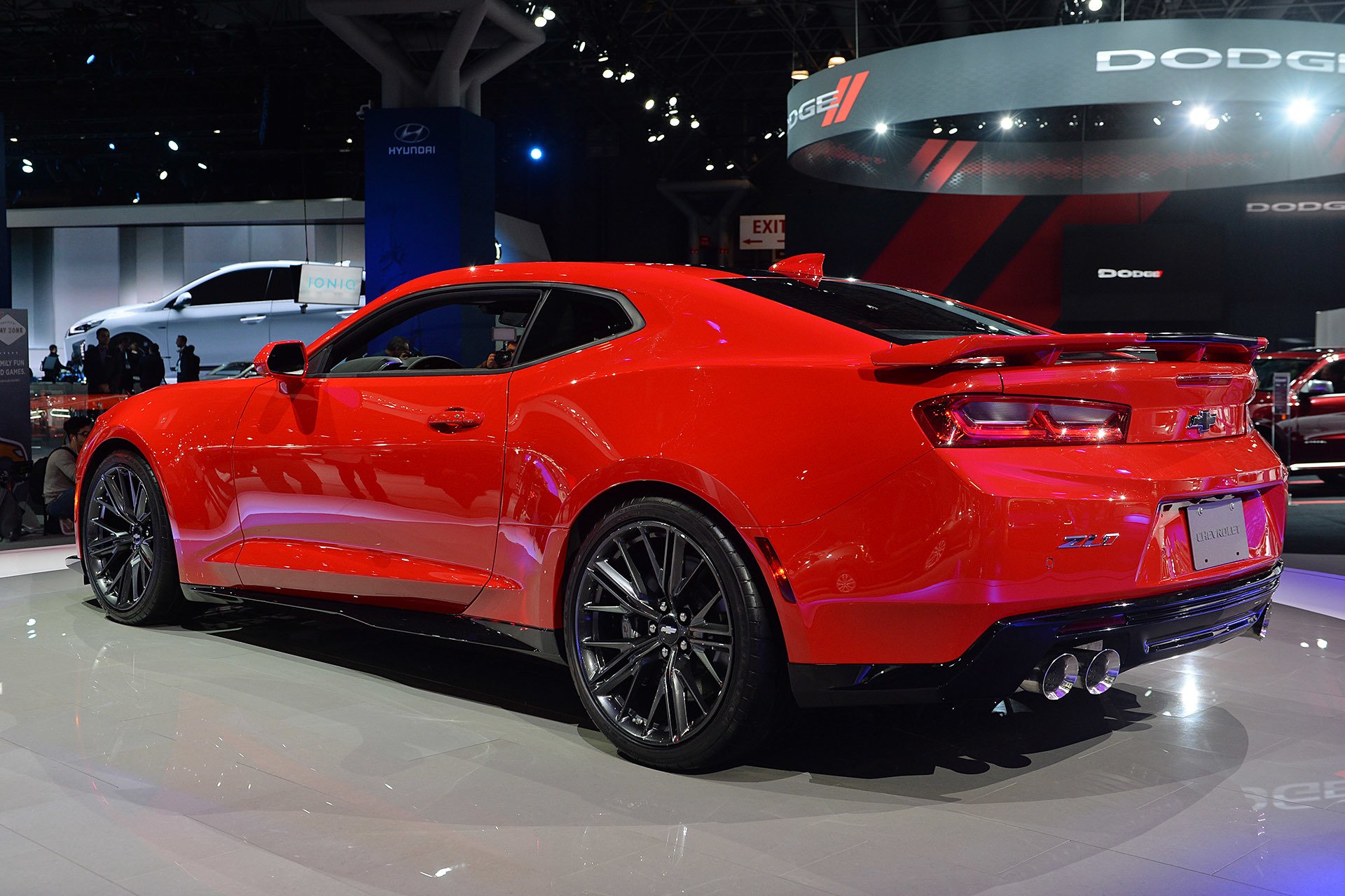 new, York, Auto, Shows, 2016, Cars, Chevrolet, Camaro, Zl1, Coupe Wallpaper
