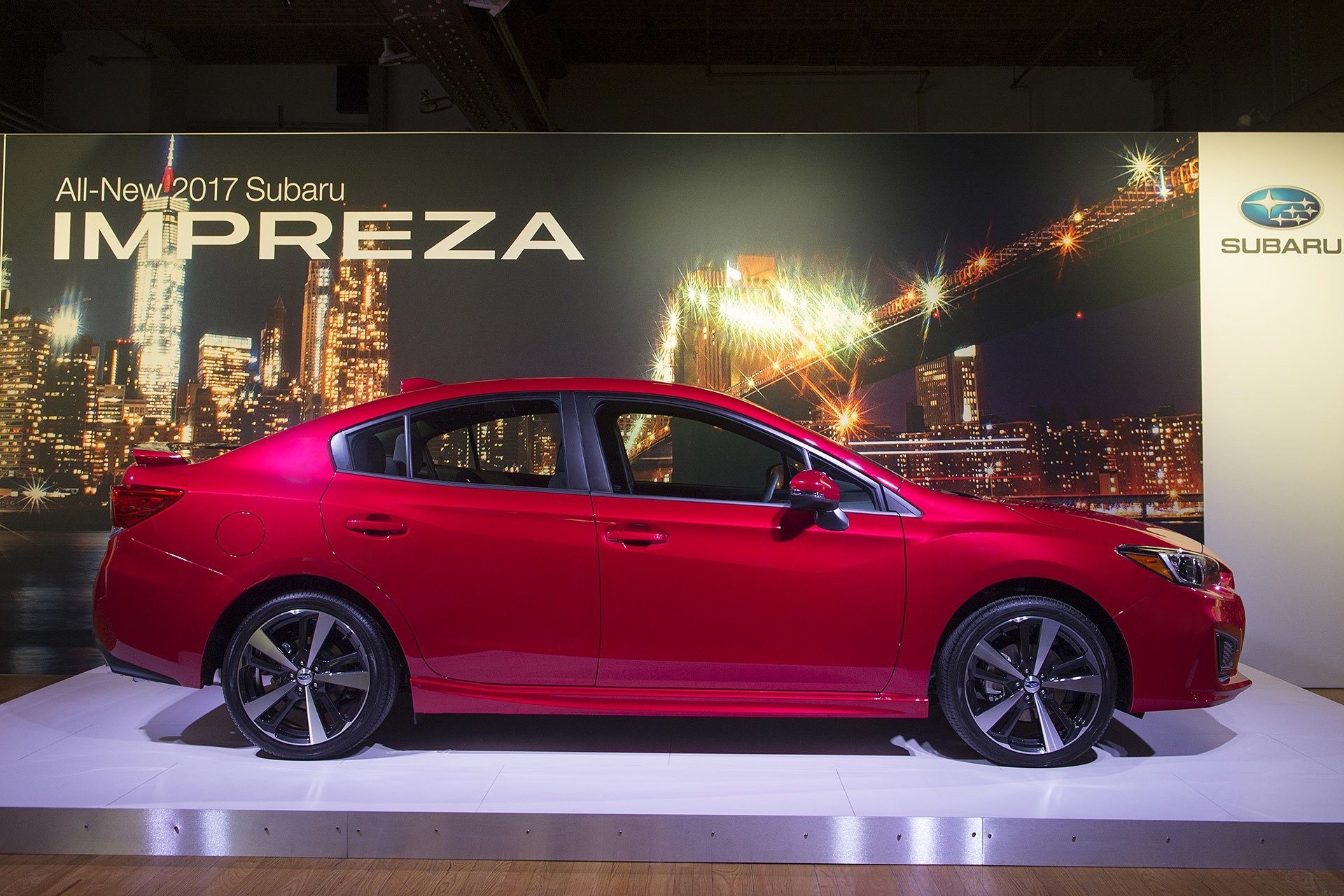 new, York, Auto, Shows, 2016, Cars, Subaru, Impreza, Sedan Wallpaper