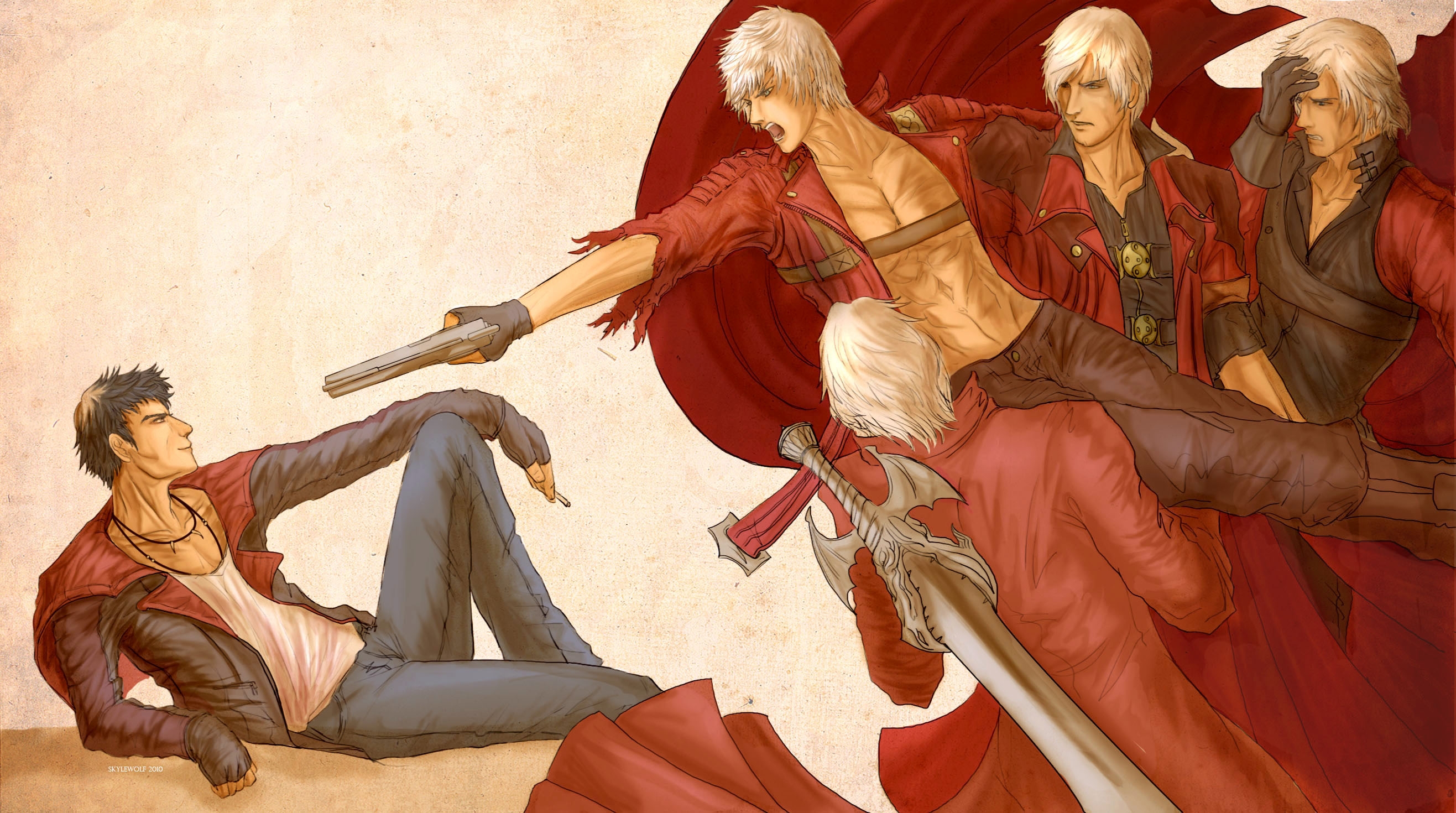 devil, May, Cry, Dmc Wallpaper