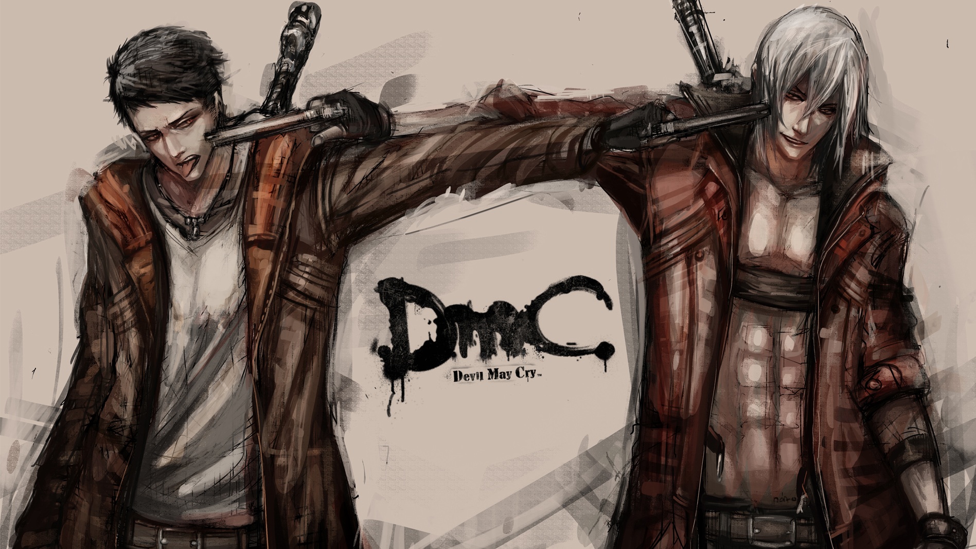 devil, May, Cry, Dmc Wallpaper