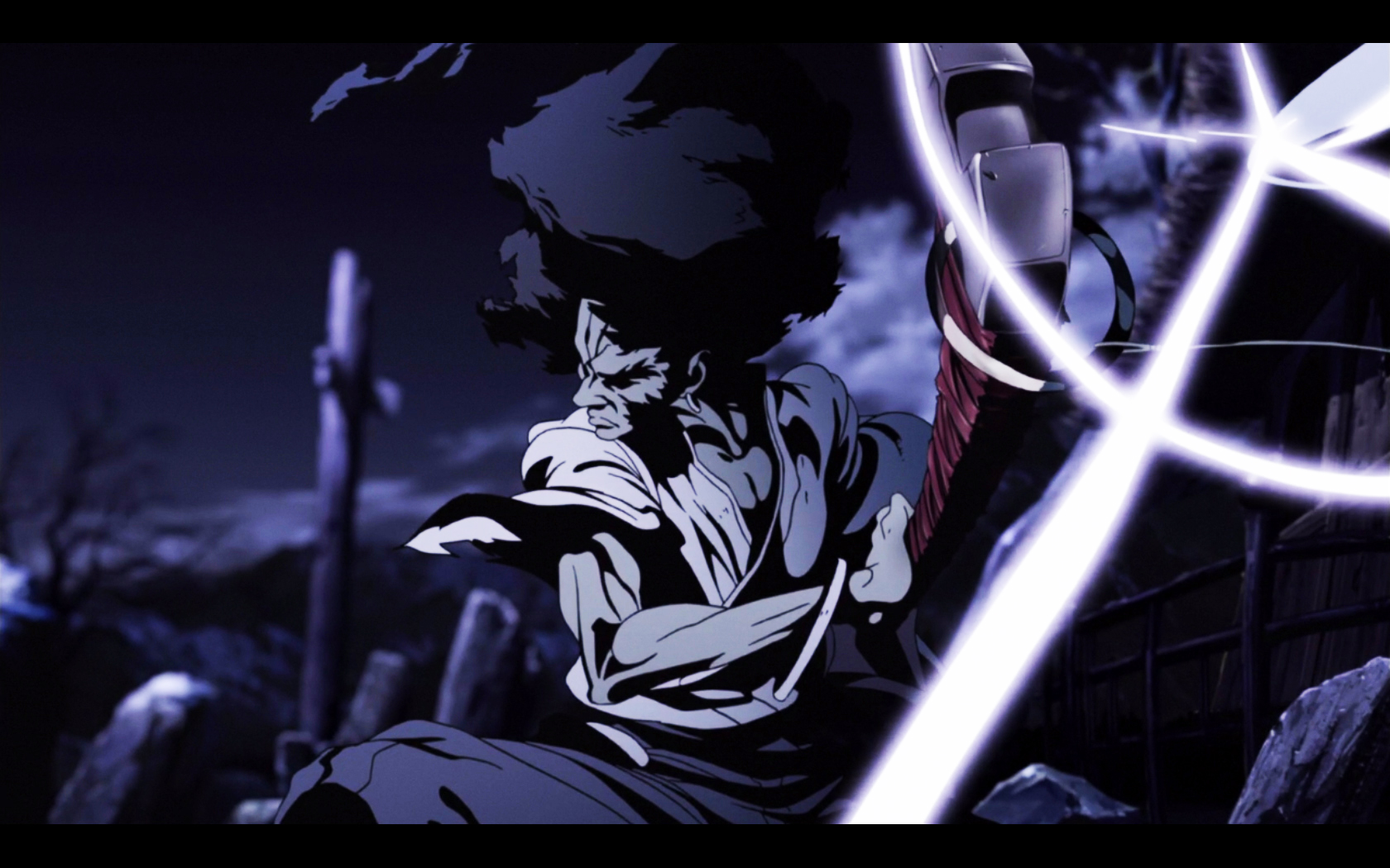 afro, Samurai, Anime, Game Wallpaper