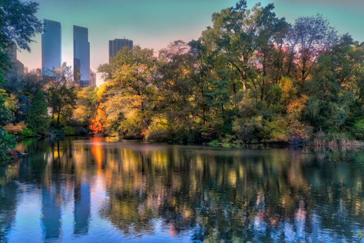 usa, Parks, Lake, New, York, City, Trees, Nature HD Wallpaper Desktop Background