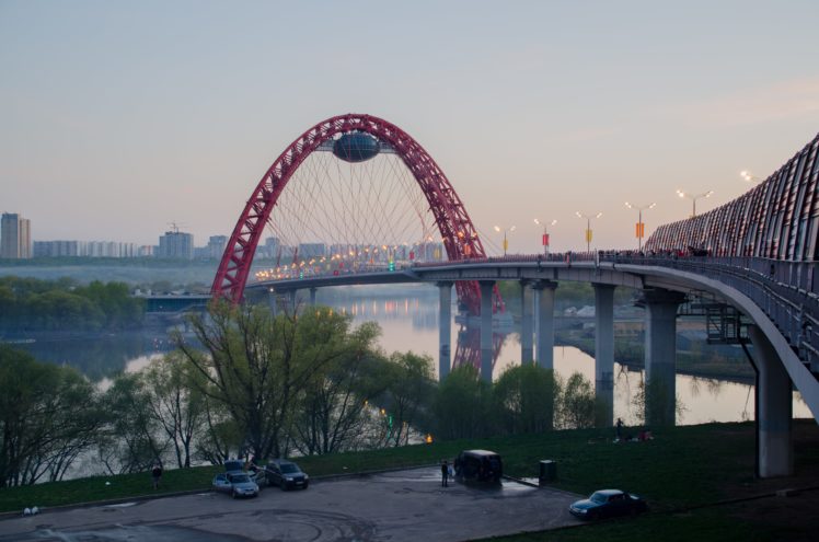 bridges, Moscow, Russia, Rivers, Cities HD Wallpaper Desktop Background