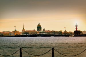 st, Petersburg, Russia, Coast, Bridges, Rivers, Neva, Cities