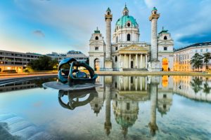austria, Houses, Sculptures, Fountains, Vienna, Cities