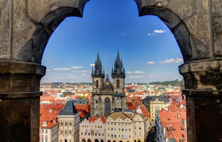 houses, Prague, Czech, Republic, Cities HD Wallpaper Desktop Background