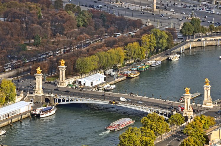 bridges, Rivers, France, Paris, Seine, Cities HD Wallpaper Desktop Background