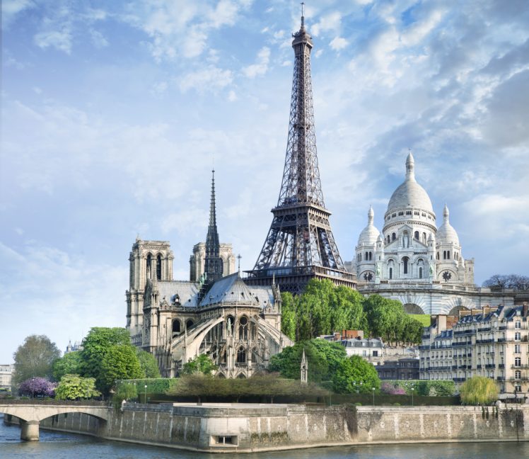 france, Houses, Sky, Paris, Eiffel, Tower, Cities HD Wallpaper Desktop Background