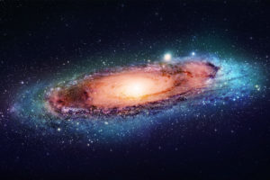 colorful, Andromeda, Galaxy