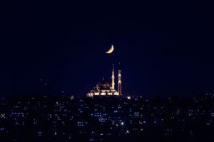 crescent, Moon, Night, Sky, Turkey, Istanbul, Landscape, Mosque, Amazing, Beauty, City
