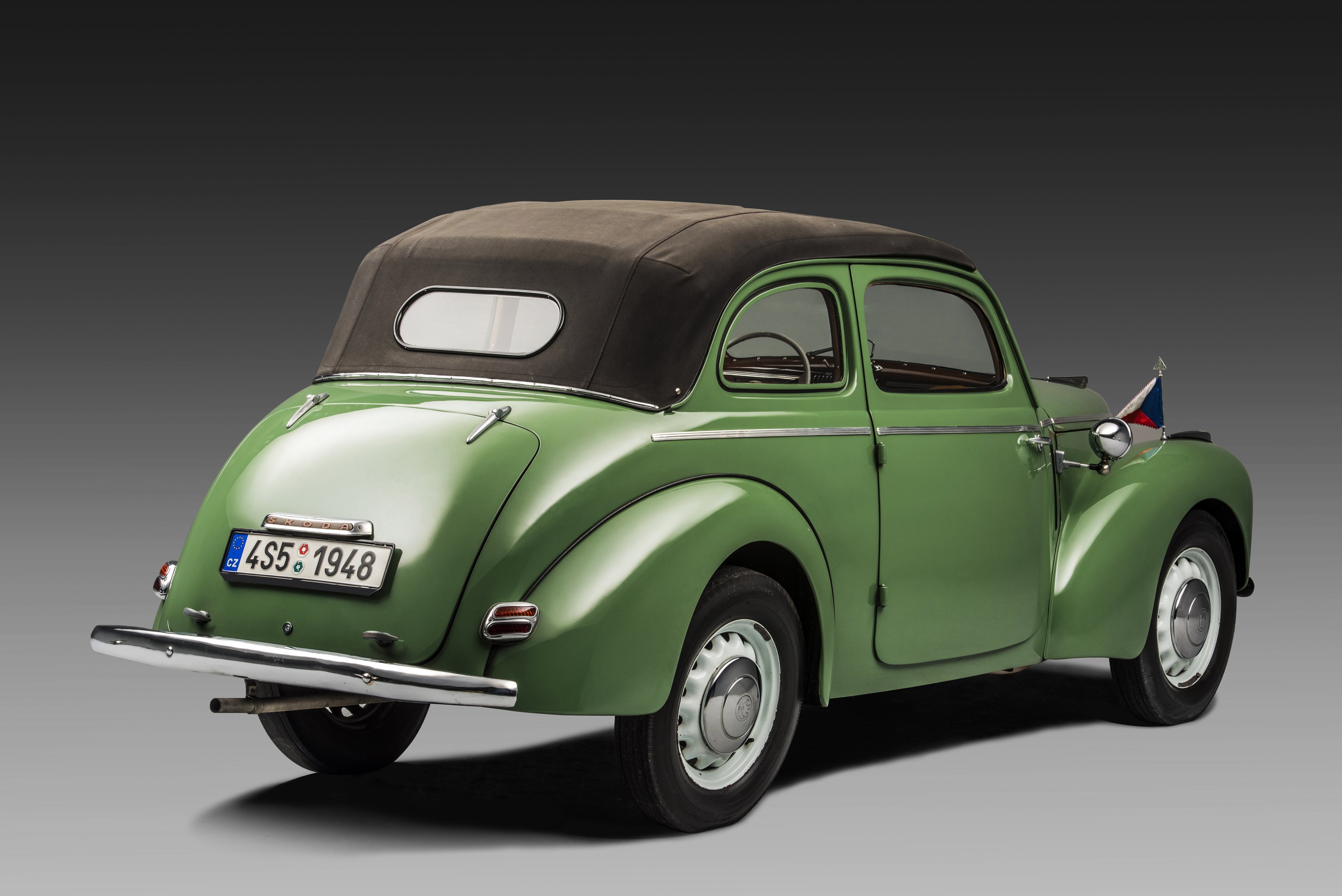 1946 51, Skoda, 1101, Tudor, Cabriolet, Type 938, Retro Wallpaper