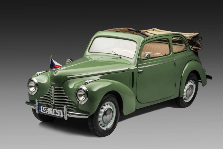 1946 51, Skoda, 1101, Tudor, Cabriolet, Type 938, Retro HD Wallpaper Desktop Background