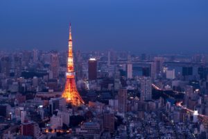 tokyo, Cityscapes, Skyline, Night, Buildings