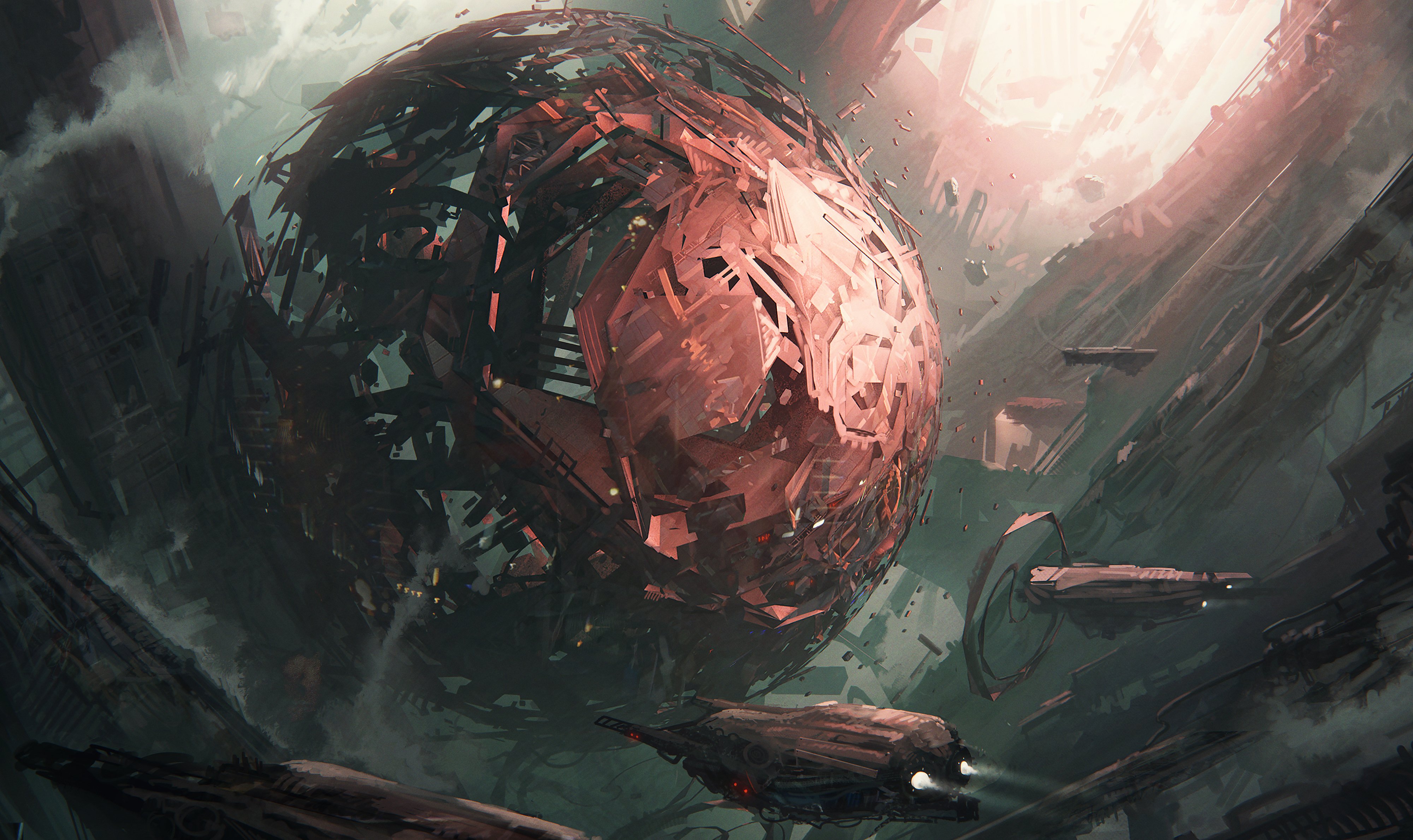 sci fi, Futuristic, Art, Artwork, Artistic, Original, Science, Fiction Wallpaper