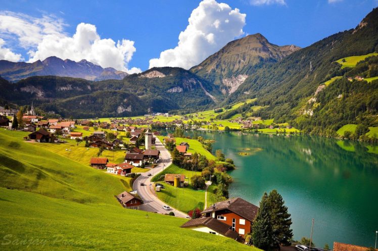 switzerland, Lungern, Landscape, Nature, Beauty, Amazing, Mountain, Sky HD Wallpaper Desktop Background