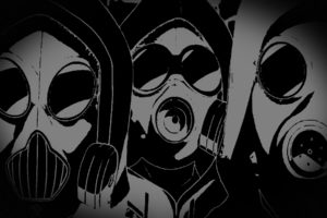 mask smoke dark anime tokyo, Ghoul