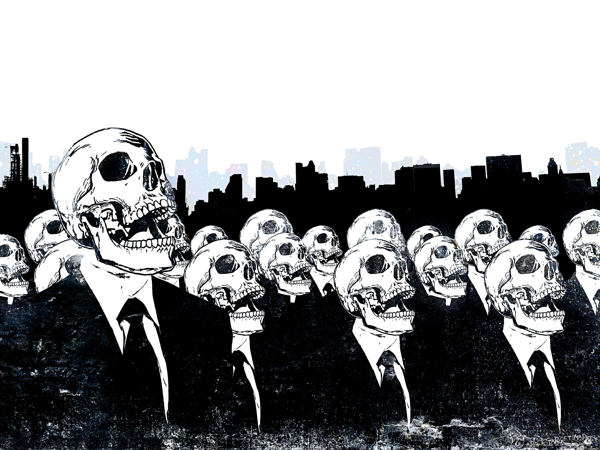 people, Skulls Wallpaper
