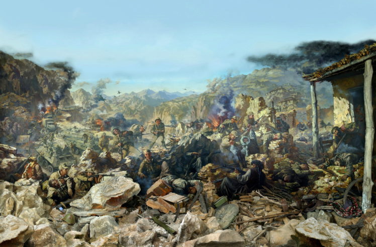 pictorial, Art, Soldiers, Military HD Wallpaper Desktop Background