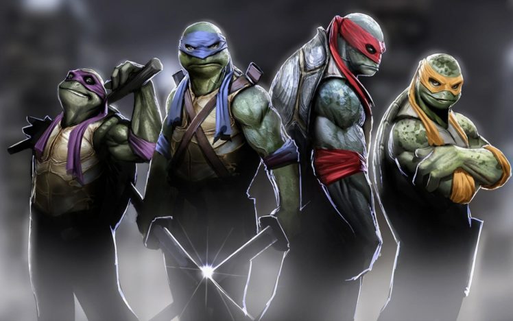 teenage, Mutant, Ninja, Turtles, Fantasy, Sci fi, Adventure, Warrior, Animation, Action, Fighting, Tmnt HD Wallpaper Desktop Background