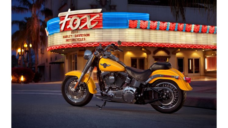 moto, Americana, Harley, Davidson, Amarilla HD Wallpaper Desktop Background