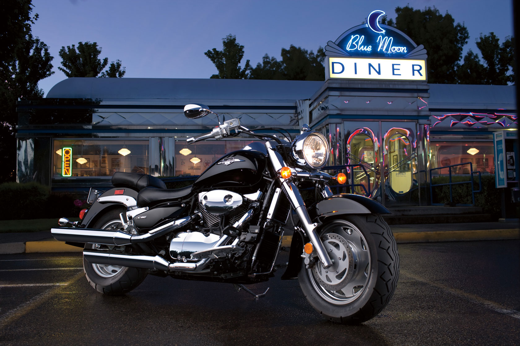 2009, Suzuki, Boulevard, C90 Wallpaper