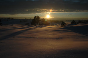 sunset, Landscapes, Nature, Winter, Snow